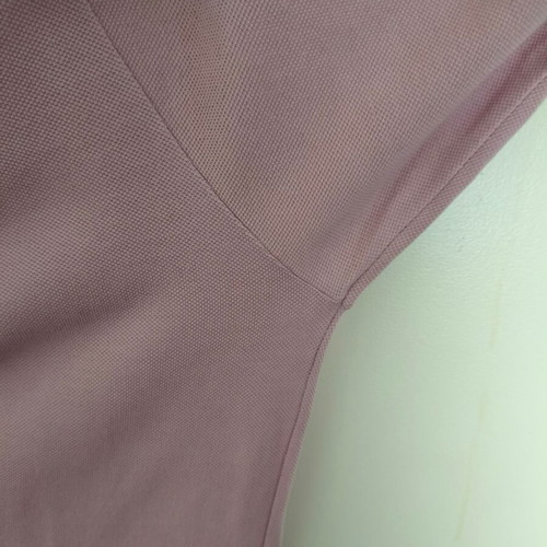 Lacoste men's long sleeve polo shirt, pink powder, XXL