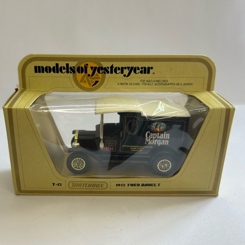 Matchbox 1978 Models of Yesteryear Y-12 Ford T 1912 Captain Morgan new