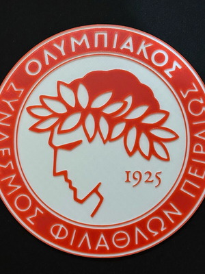 Olympiacos FC Logo diameter 18 cm