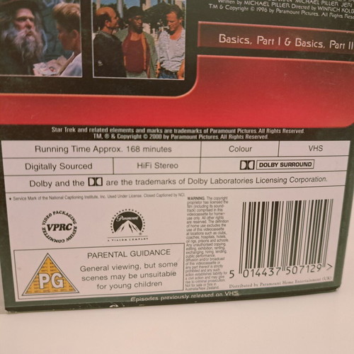 Star Trek Voyager Future's End VHS used without subtitles