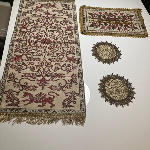 Handmade Semen with Cretan Embroidery and Gold Thread new