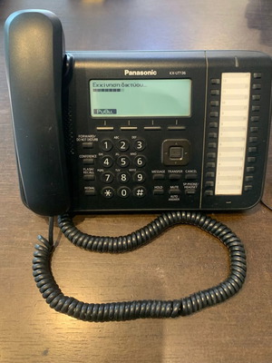 Panasonic KX-UT136 VoIP phone like new, black