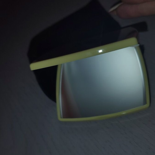 Chanel double mirror yellow new with tags