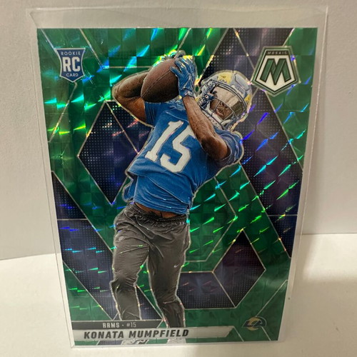 Konata Mumpfield 2025 Panini Mosaic Green Prizm RC card new