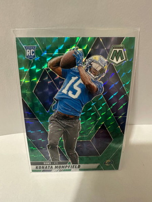 Konata Mumpfield 2025 Panini Mosaic Green Prizm RC card new