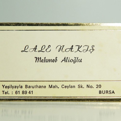 Professional cards used, old