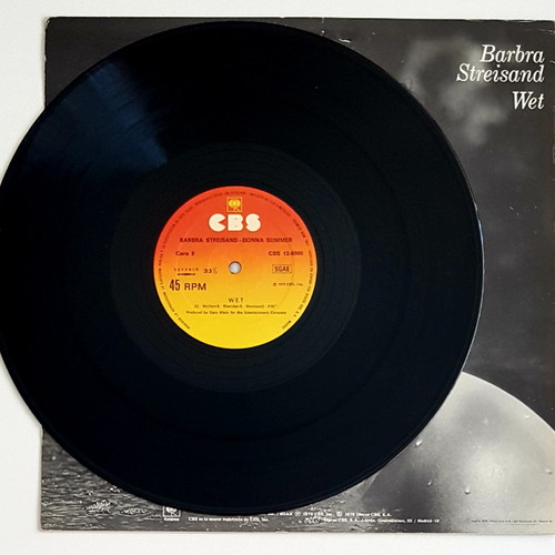 Maxi single vinyl record No More Tears (Enough Is Enough) Barbra Streisand/Donna Summer like new