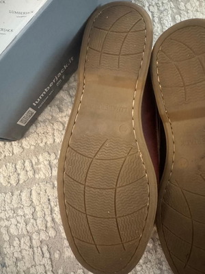 Lumberjack men's shoes size 41 like new, brown moccasins
