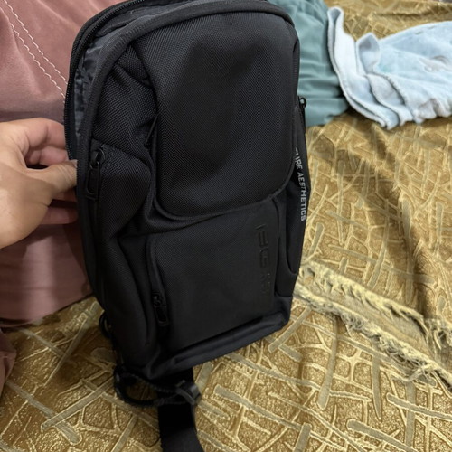 Bange chest and back bag new, black