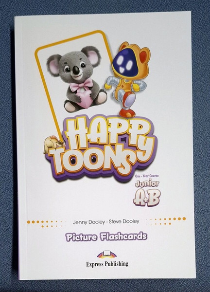 Happy Toons One-Year Course, Junior A&B Picture Flashcards