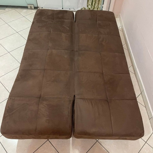 Sofa bed brown like new