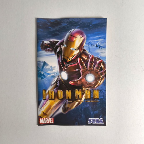 Iron Man The Official Videogame PS2 ръководство употребявано, английско издание