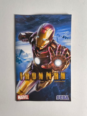 Iron Man The Official Videogame PS2 ръководство употребявано, английско издание