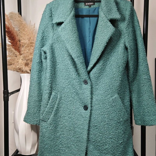Enzzo Siel Boucle Coat like new, size L