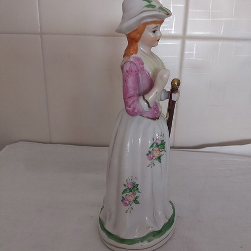 Decorative porcelain girl figure used