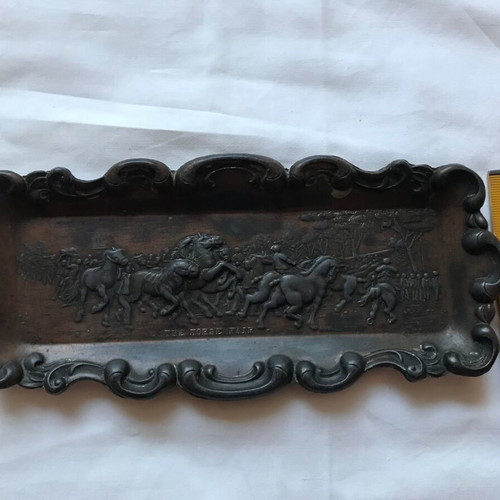 Metal reproduction of Rosa Bonheur's The Horse Fair used, 19th century