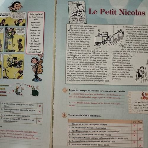 À ton tour 3 French learning books used, level A2, 2009 edition, pack of 3