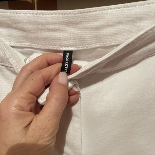 Calzedonia jeans beige elastic, like new, size S