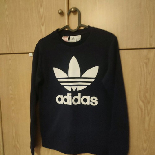Adidas kids sweatshirt blue like new, size 158 cm