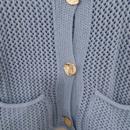 Gray cardigan like new, size large