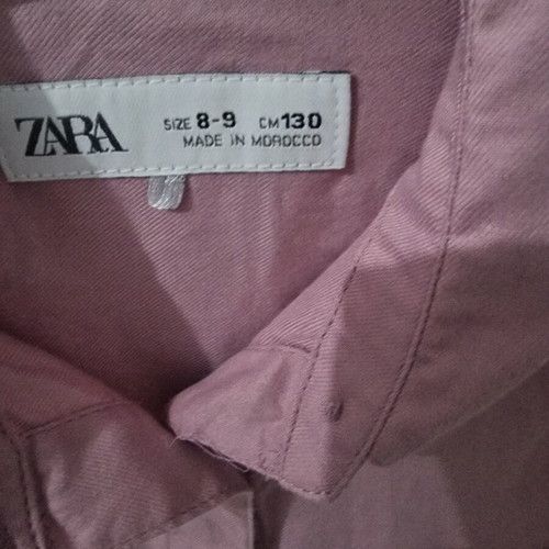 Zara pink shirt like new, 8 years