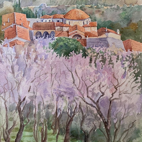 Watercolor painting new 56x76