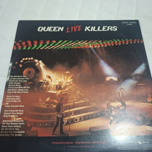Queen Live Killers 1979 vinyl original like new
