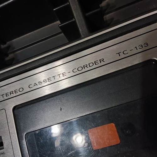 Sony TC 133 stereo cassette recorder, vintage 70s collectors item
