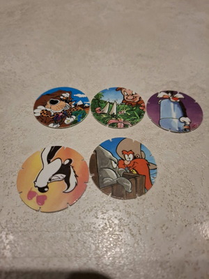 Tasty caps used, all together
