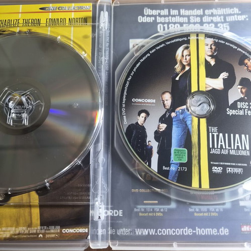 The Italian Job 2DVD set like new, action heist thriller