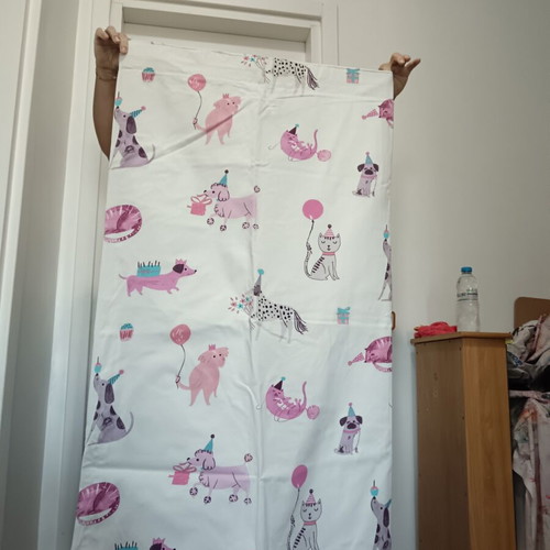 Laura Ashley fabric curtains set of 2, new, children's design