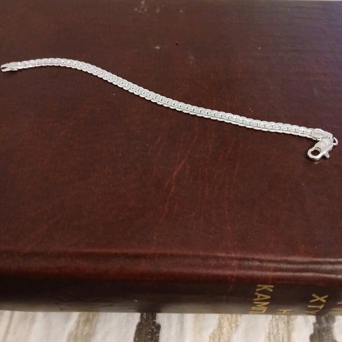Silver-plated bracelet new, wrist or ankle