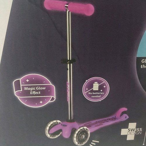 Micro Mini Deluxe Glow LED scooter pink Frozen edition new