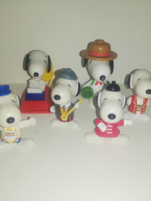 Snoopy φιγούρες μεταχειρισμένες, πακέτο 8 τεμαχίων