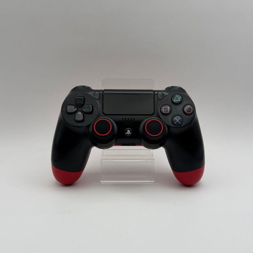 Sony Dualshock 4 V2 Black - Red controller used, good condition