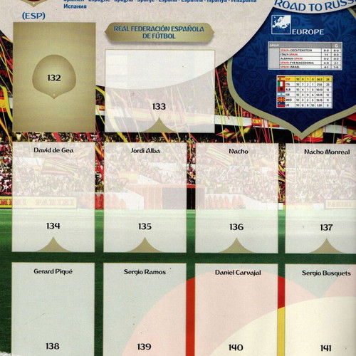 Panini Fifa World Cup Russia 2018 album in excellent condition
