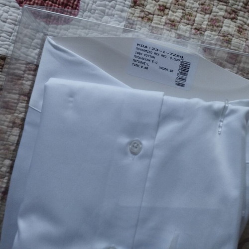 Portobello's white dress shirt new, size L