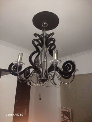 Chandelier with Swarovski crystals used