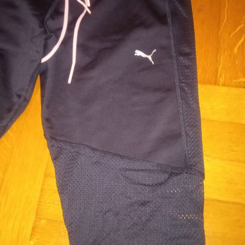 Puma leggings S black with mesh like new, worn twice