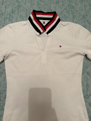 Tommy Hilfiger polo shirt, white, size S