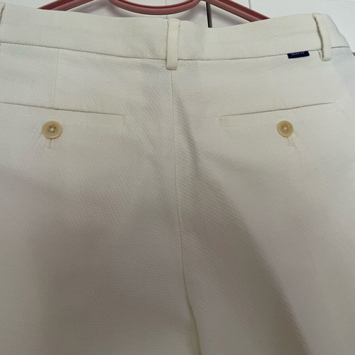 Gant pants like new, modern cut, white, size M