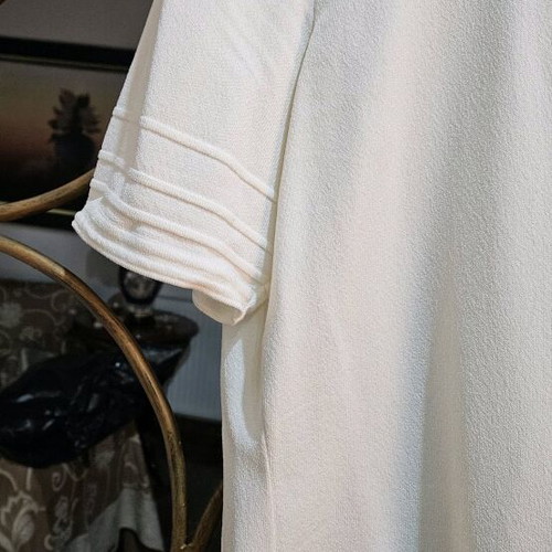 Escada women's short-sleeve top like new, white, size XL