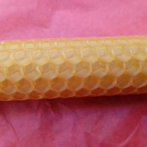Candle made of natural wax new in packaging