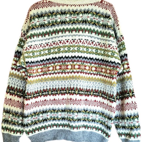 Stefanel wool knit vintage 80s-90s sweater like new