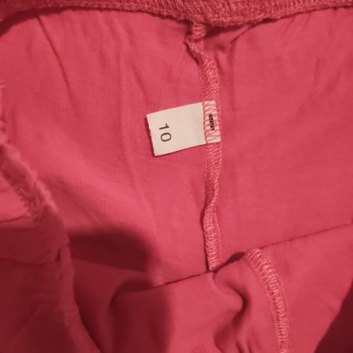 Dreams by Joyce girls' summer pajamas, pink and white