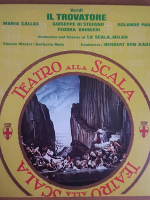 Maria Callas Trovatore 3 vinyl records new, classical