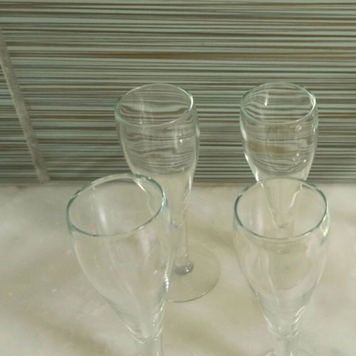 Crystal liqueur glasses like new, set of 4