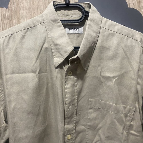 Rossi men's shirt beige like new, sizes L XL