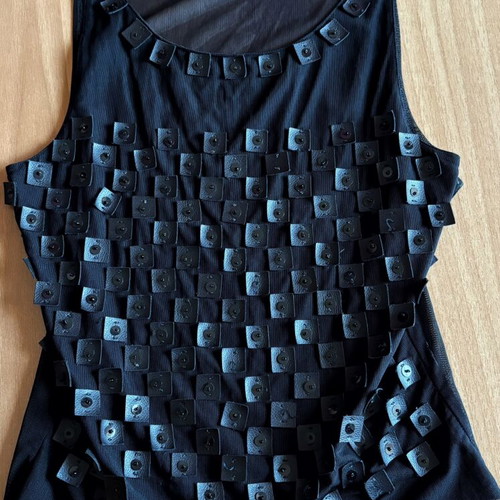 BSB black top new with transparent back, size S