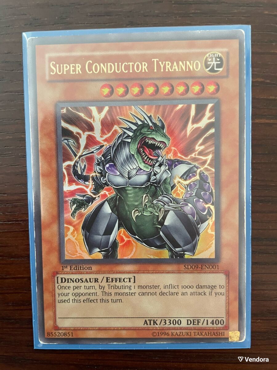 Super Conductor Tyranno Yu-Gi-Oh! card - 5,00 - Vendora.cy Super Conductor Tyranno Yu-Gi-Oh! card - 5,00 - Vendora.cy